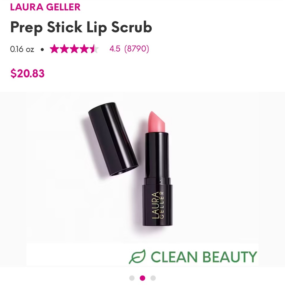 NWT Ipsy Laura Geller Prep Stick Lip Scrub